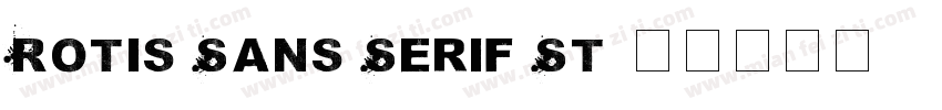 Rotis Sans Serif St字体转换